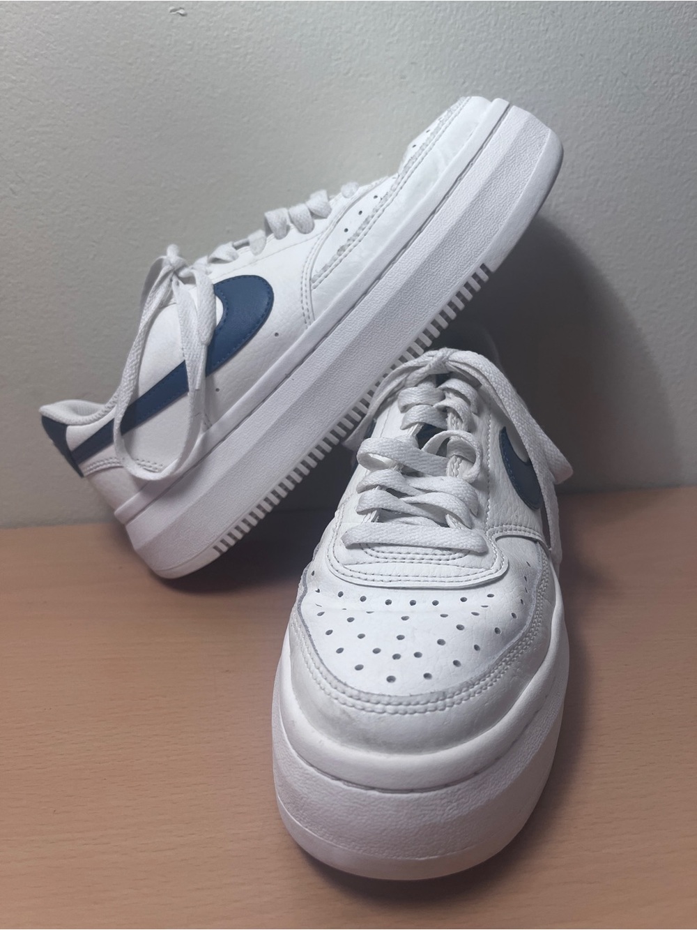Nike Court Vision Alta Sail Diffused Blue Women’s Shoes Size 8
